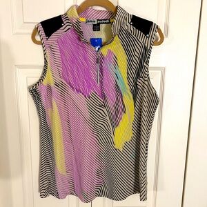 Groovy Jamie Sadock Sleeveless Top, NWT, Size Large